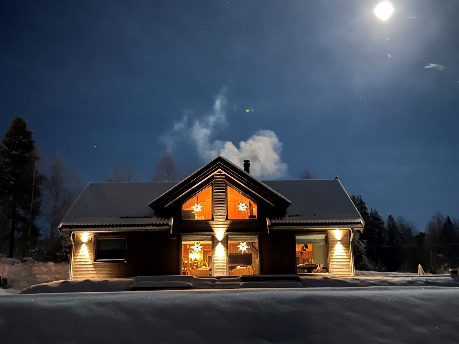 Samle venner og familie til hyggelig julefeiring på hytta Galleribilde