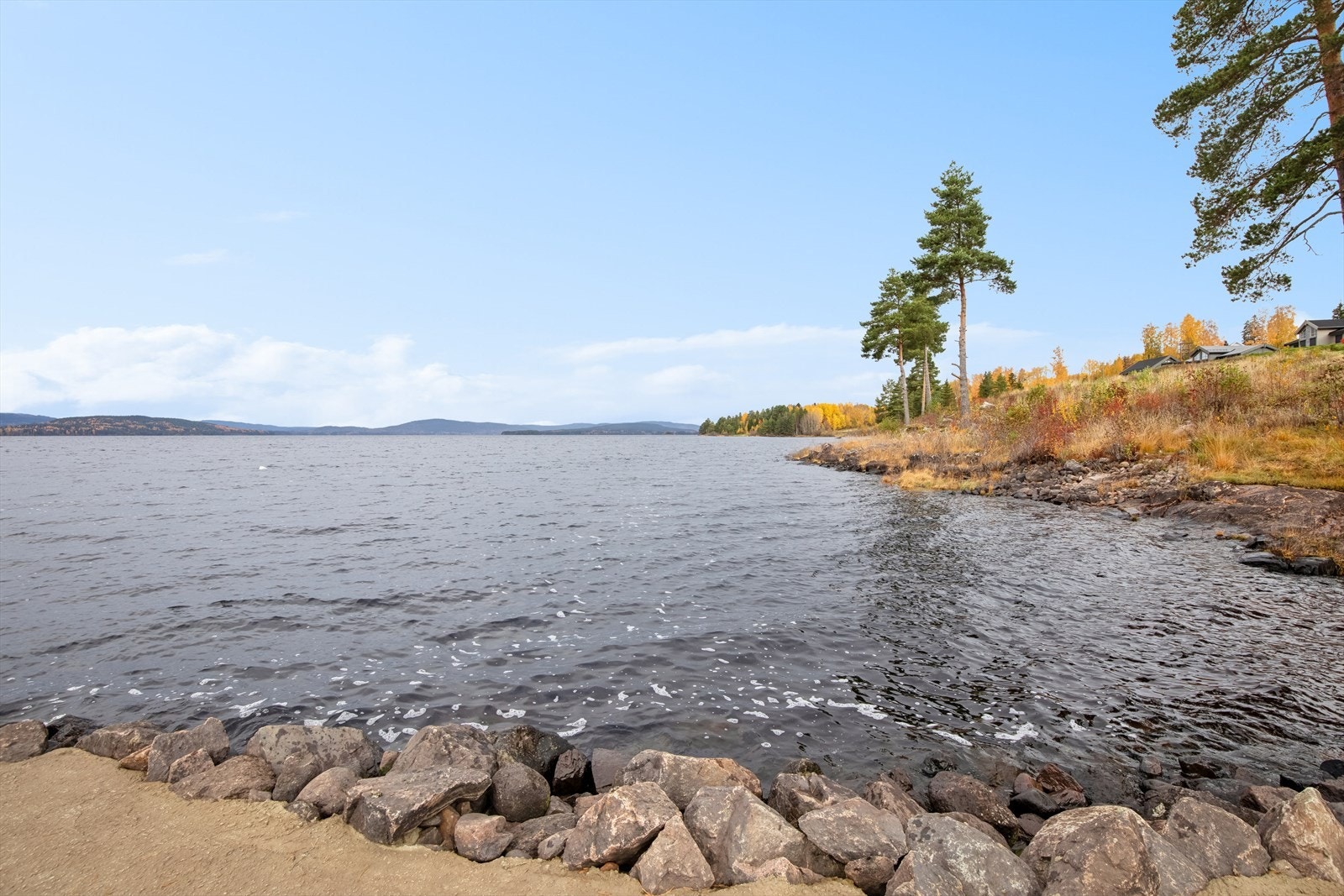 Det går mye stor fisk i Storsjøen. Kom og test fiskelykken selv! Galleribilde