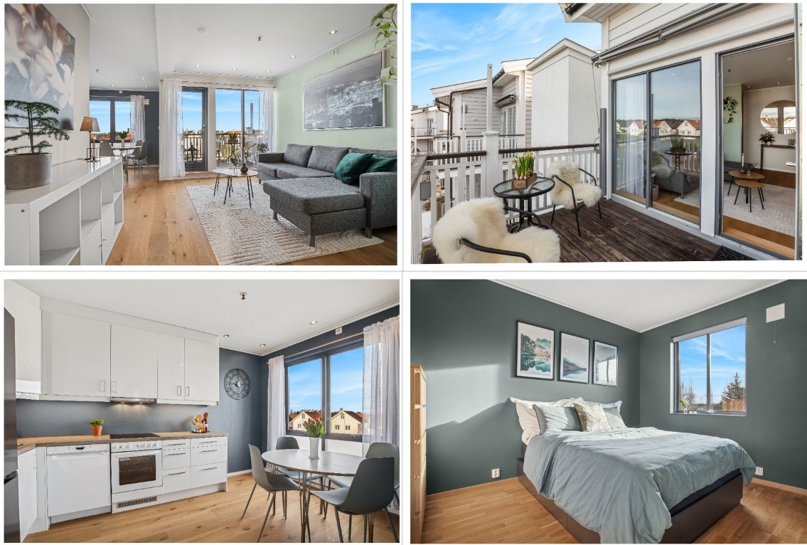 DNB Eiendom v/ Johanna Wenngren har den store gleden av å presentere Stallkroken 12 G. En flott 3-roms selveier i 3.etasje (toppetasje!) med parkeringsplass i felles garasjeanlegg. Galleribilde