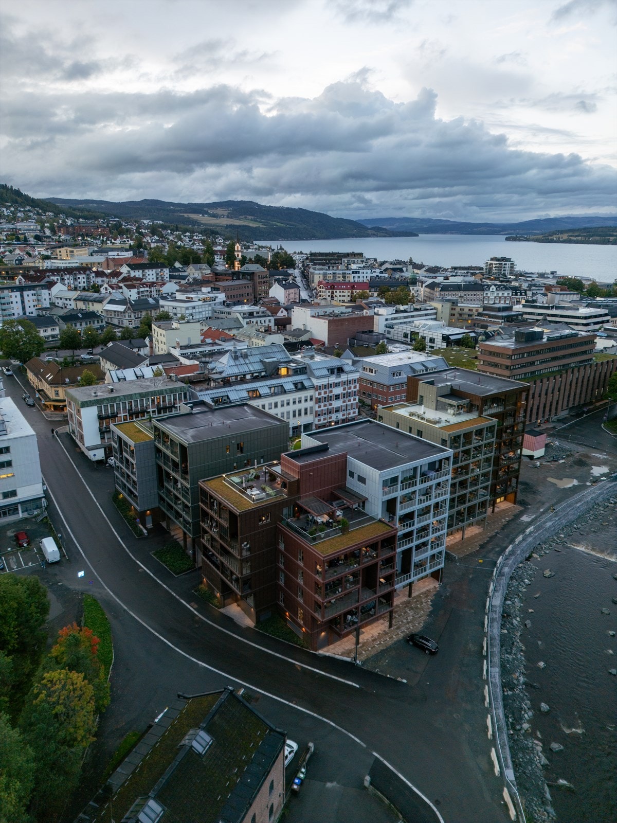 Beliggenheten er svært sentral i Gjøvik. Galleribilde