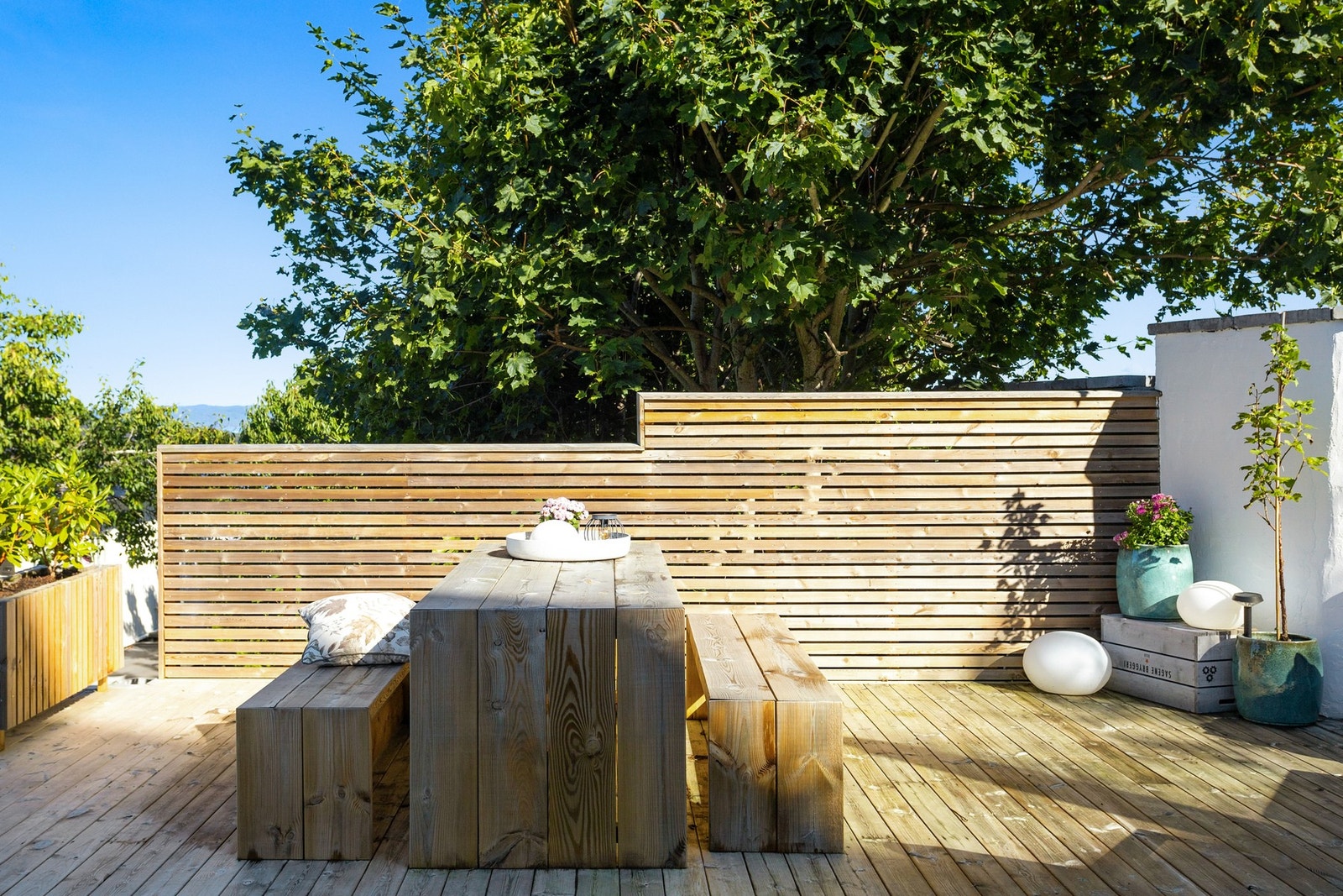 Perfekt for grilling, utemøbler og sosiale sammenkomster. Galleribilde