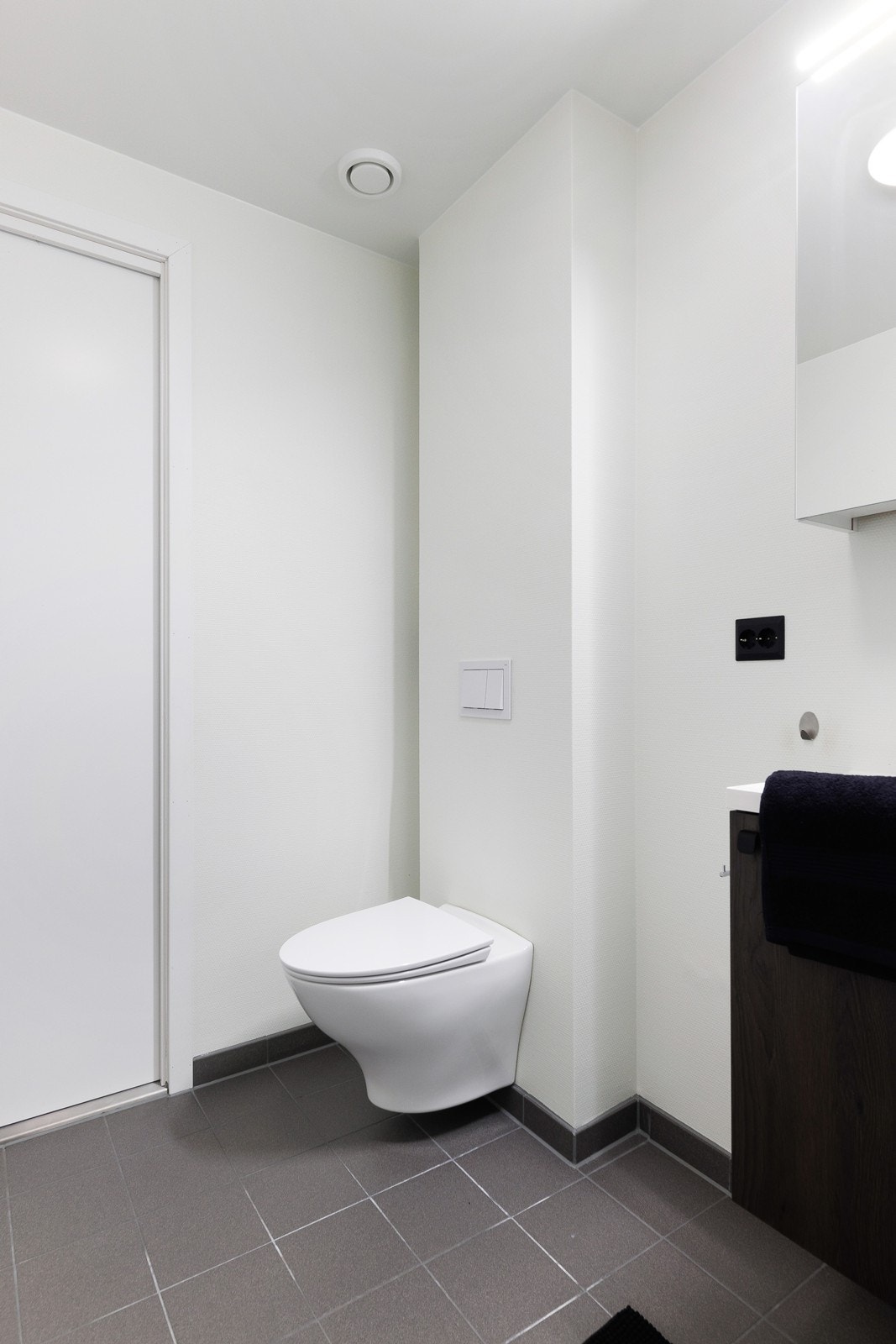 Gjestetoalett kombinert vaskerom Galleribilde