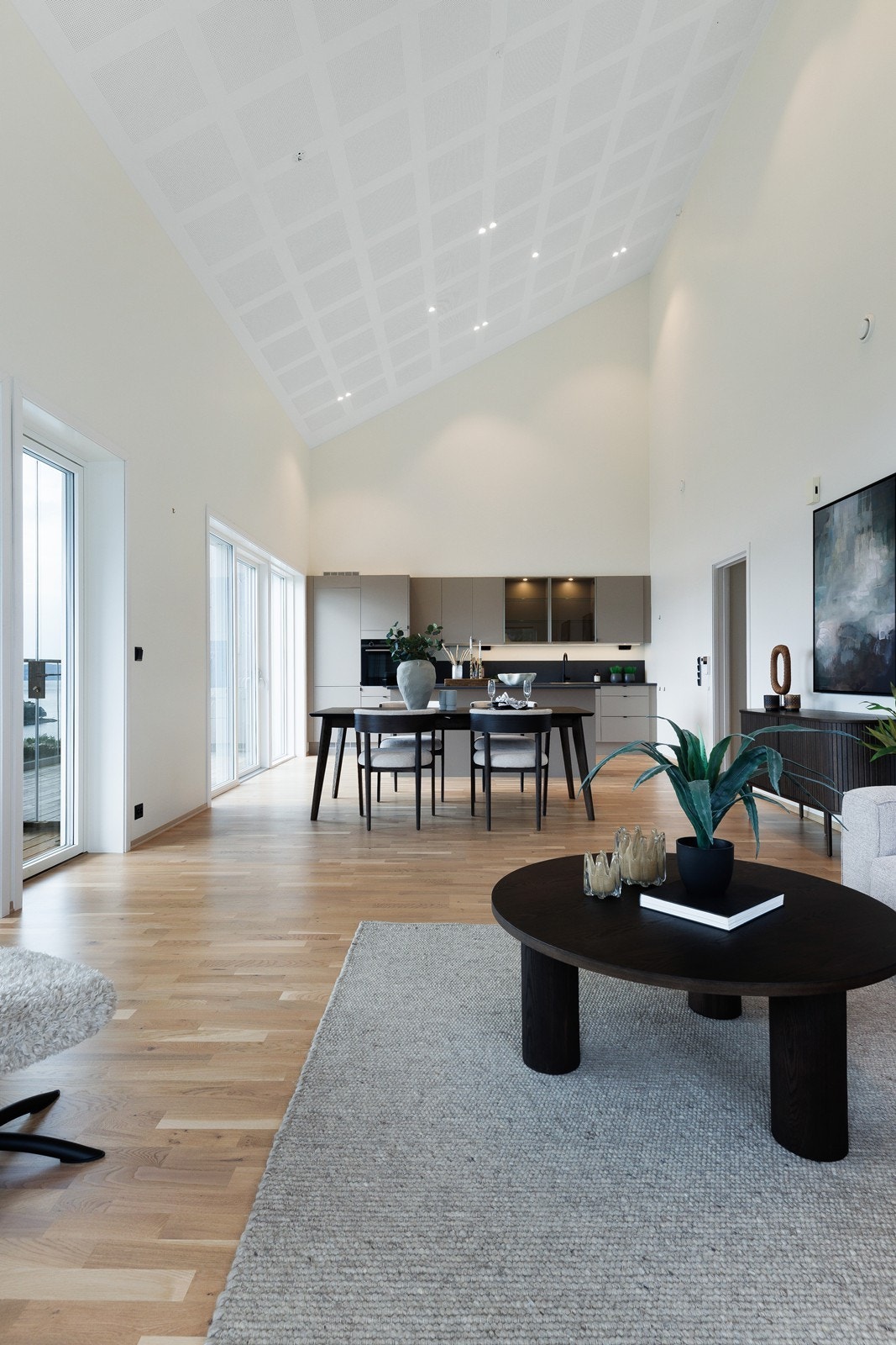 Downlights i tak gir en fin belysning Galleribilde