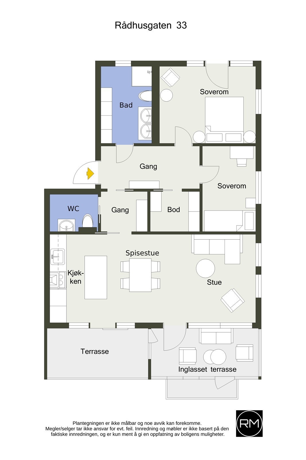 Plantegning Galleribilde