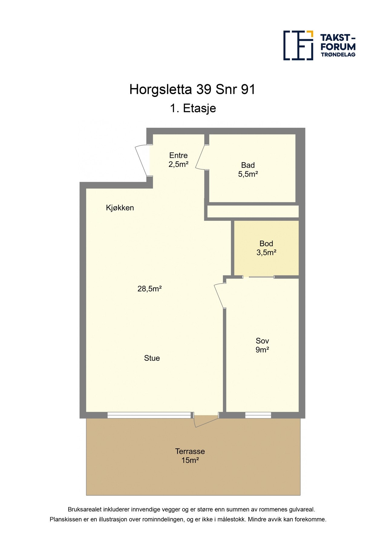 Plantegning - 1. etasje Galleribilde