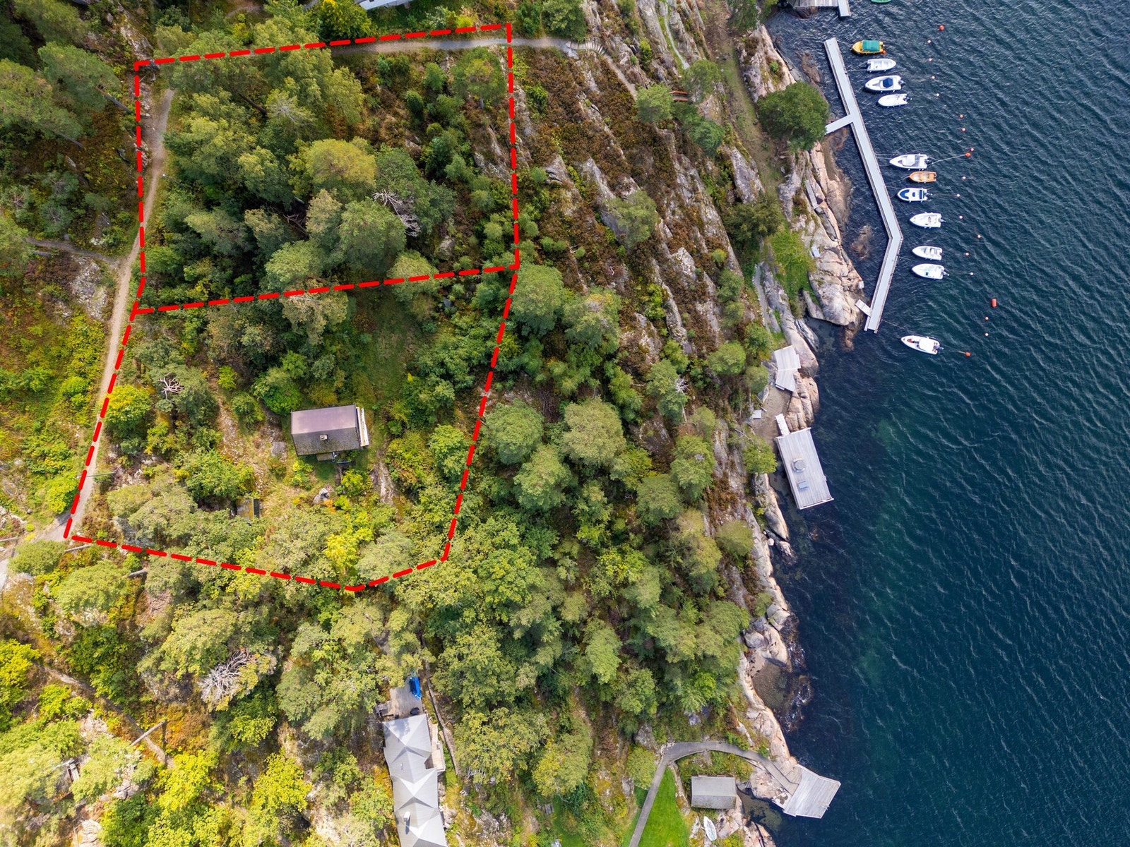 Oversiktsbilder over tomtene Galleribilde