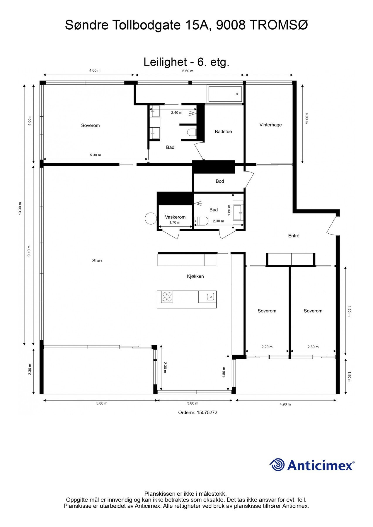 Plantegning. Galleribilde