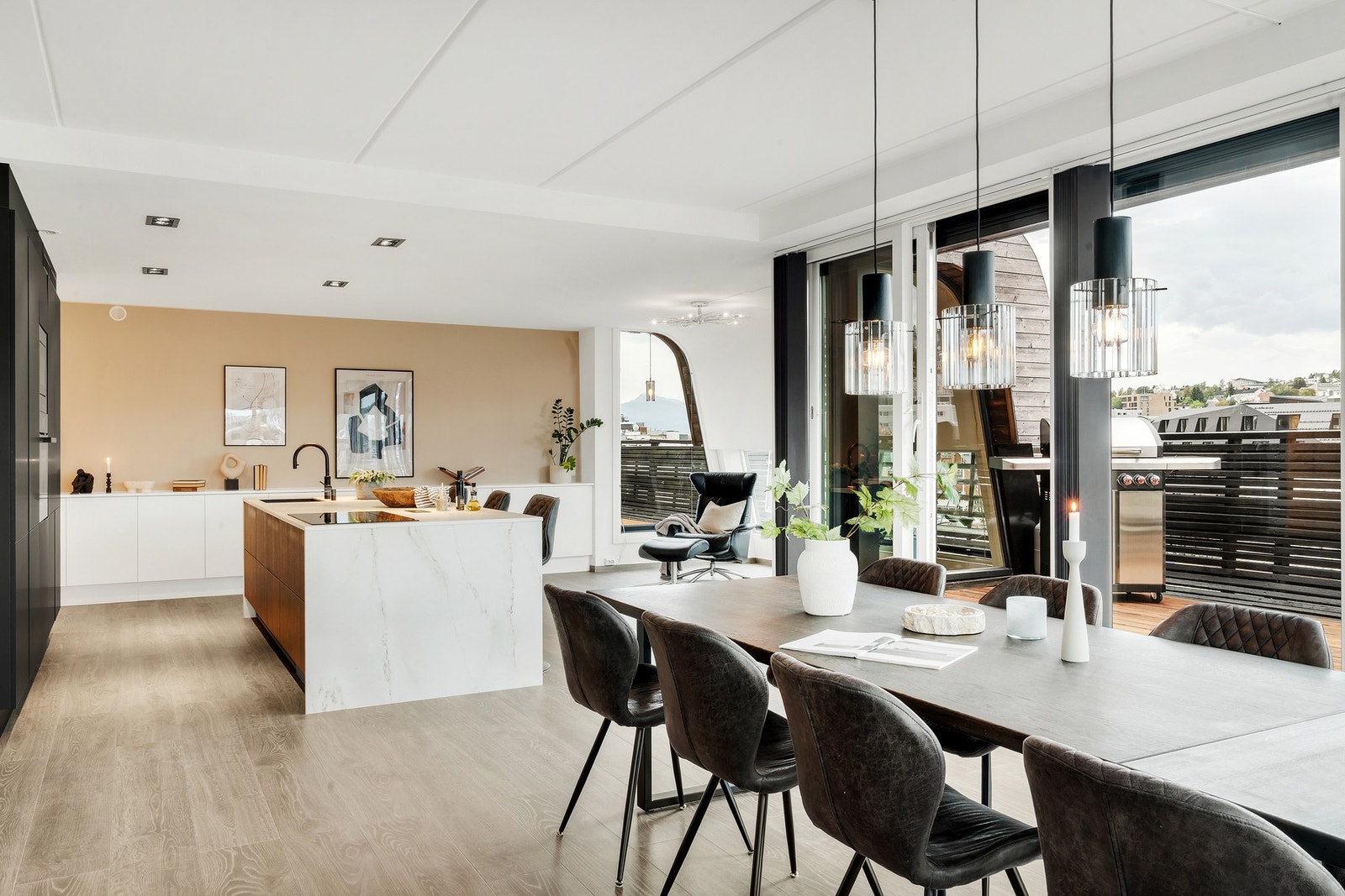 En fantastisk 4-roms toppleilighet. Galleribilde