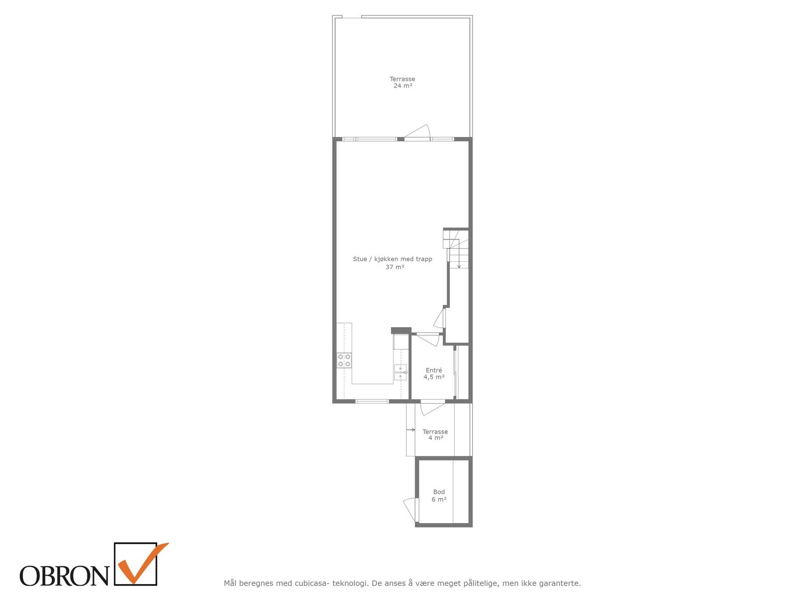 Plantegning 1. etasje. Galleribilde