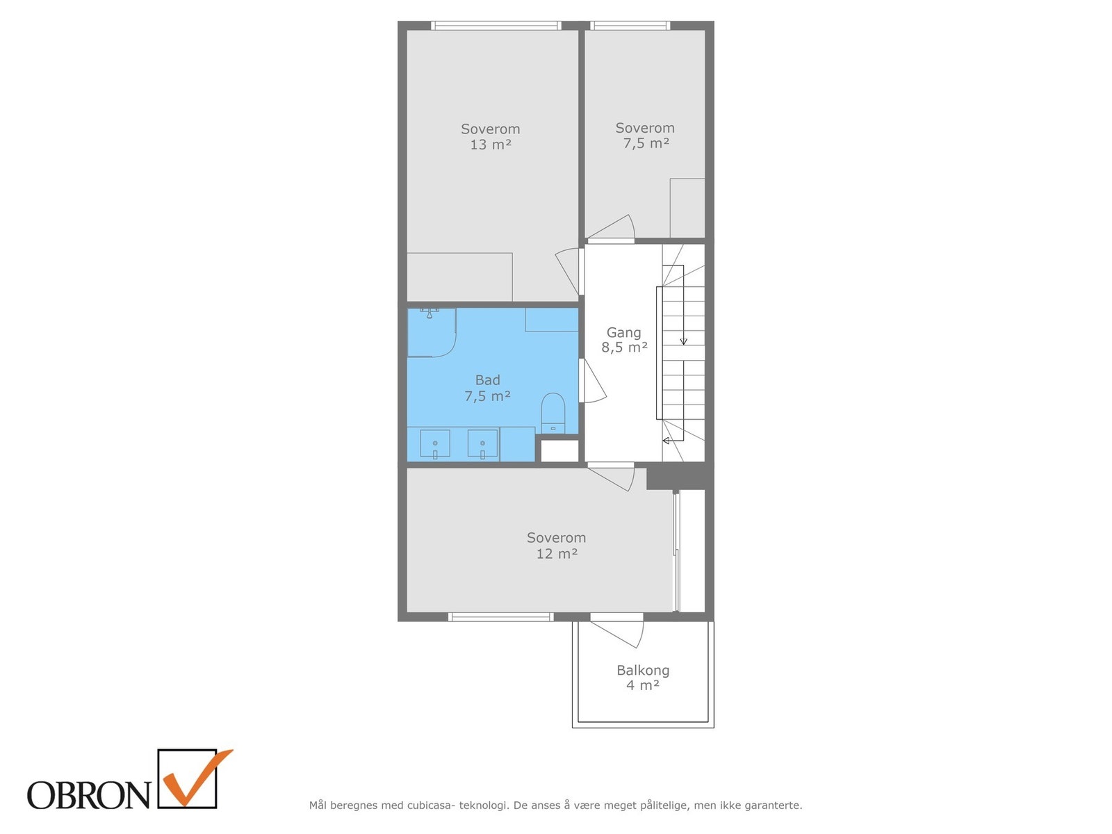 Plantegning 2. etasje. Galleribilde