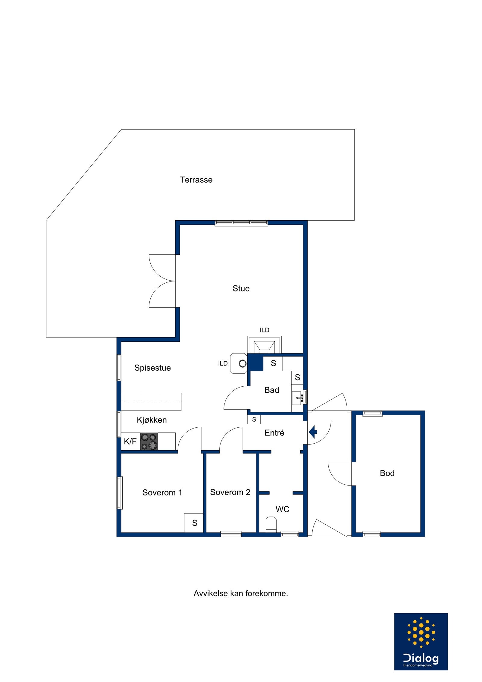 Plantegning Galleribilde