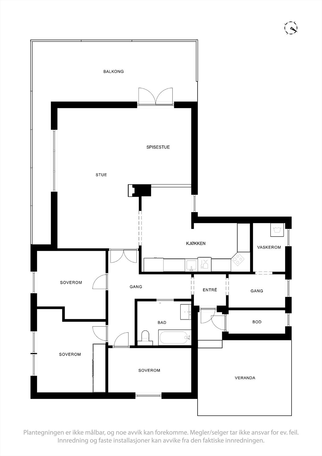 Plantegning 1. etasje. Galleribilde