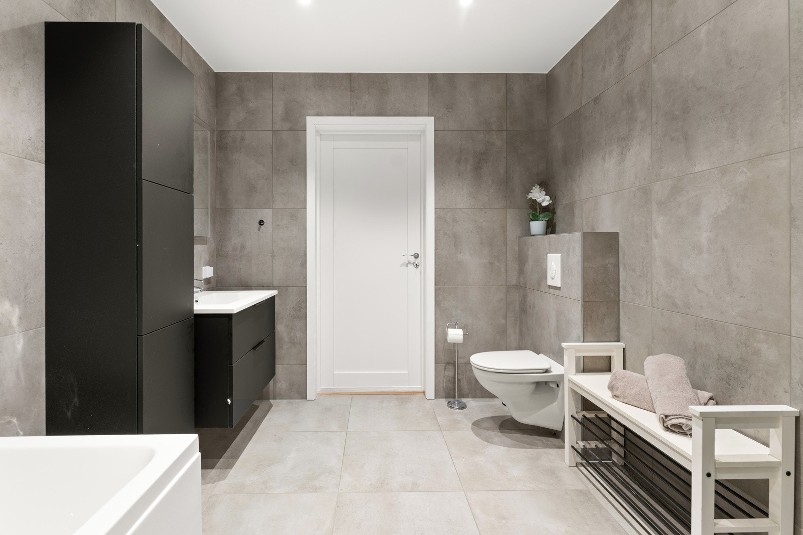 Et lekkert bad som legger til rette for avslapping. Galleribilde