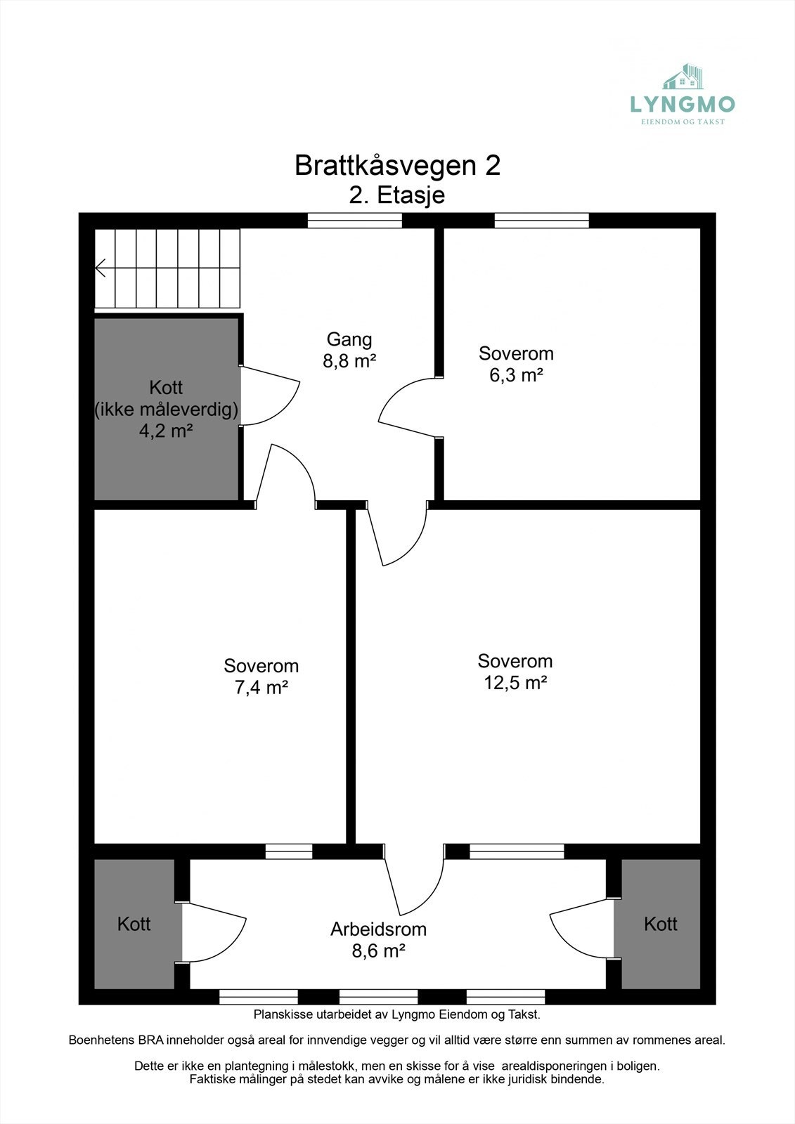 Planskisse 2. etasje Galleribilde