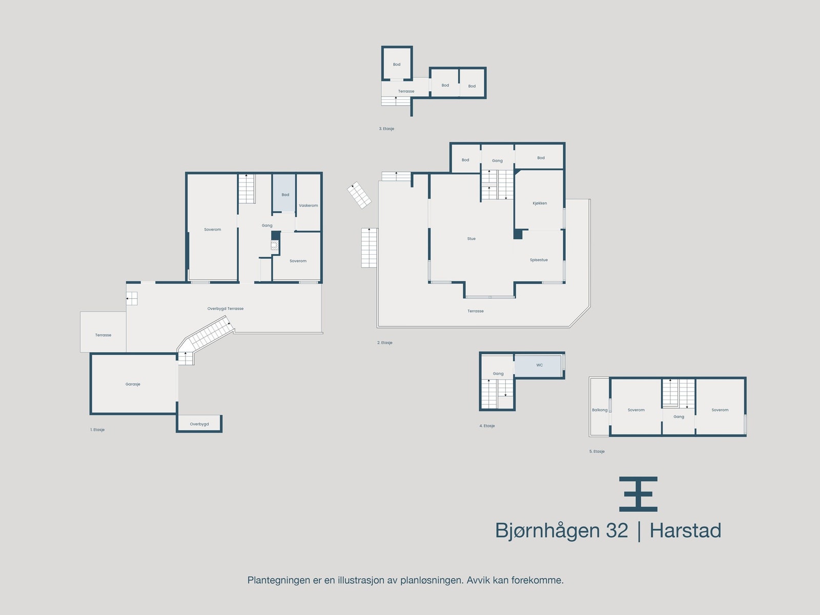 Plantegninger samlet Galleribilde