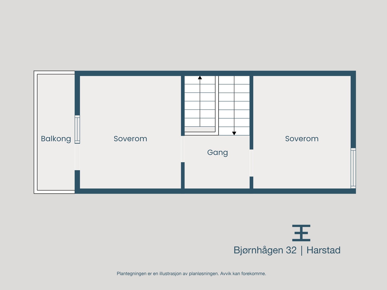 Plantegning 2. etasje Galleribilde