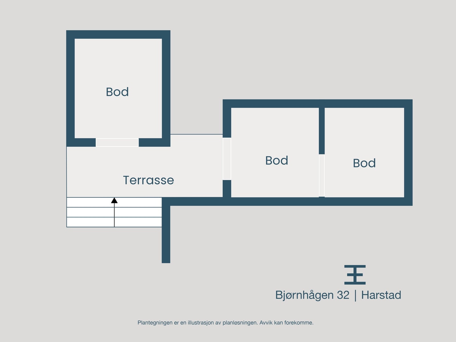 Plantegning mellomplan Galleribilde
