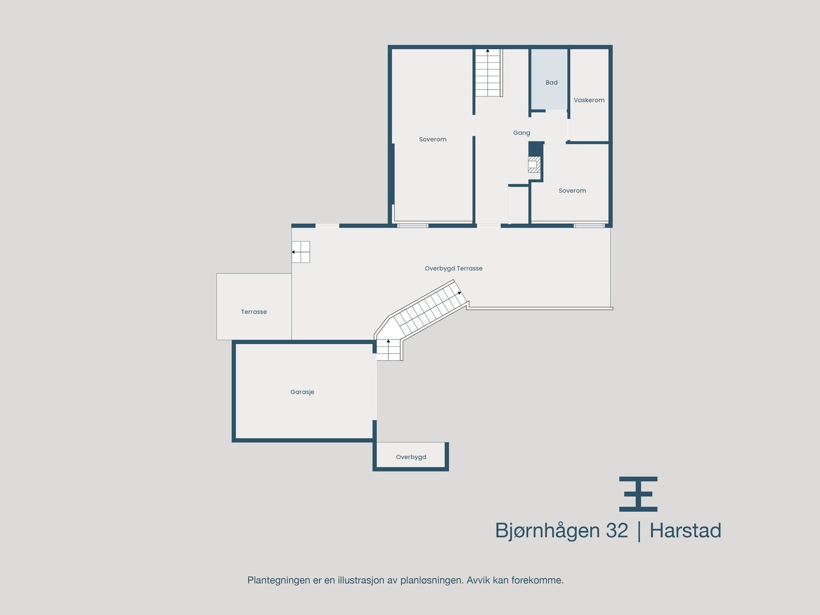 Plantegning underetasje Galleribilde