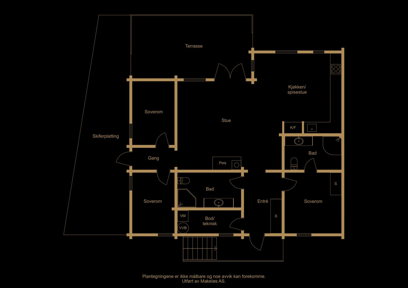 Plantegning - illustrasjon, avvik kan forekomme Galleribilde