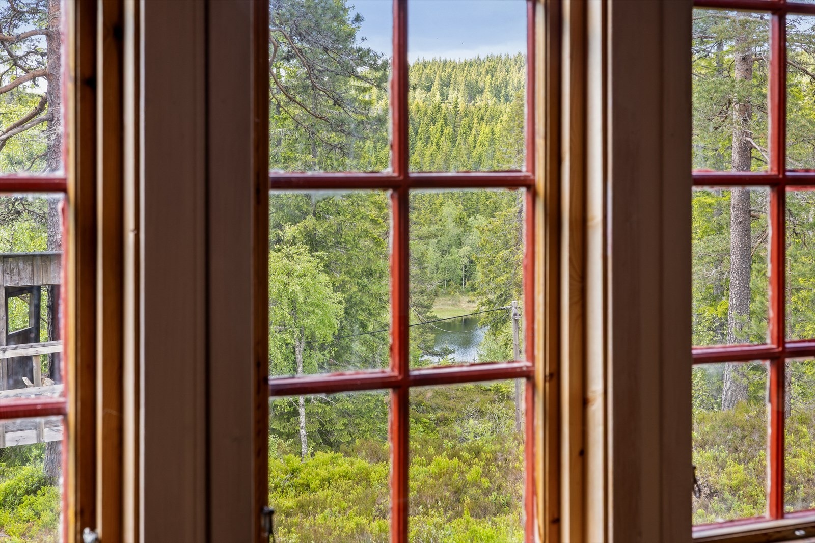 Utsikt til Tjærnet Galleribilde