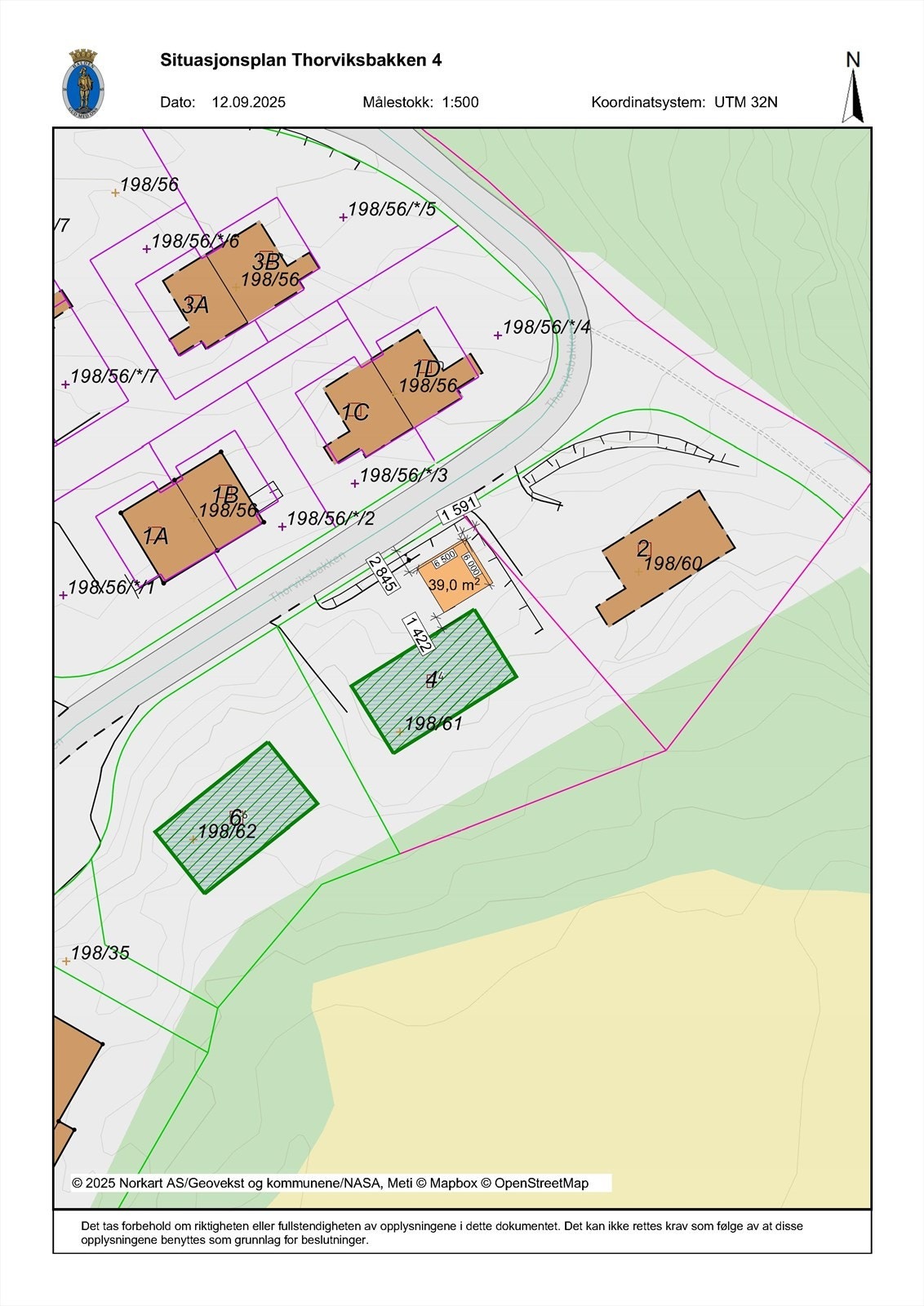 D1 - Situasjonsplan Garasje Thorviksbakken 4 160925.jpg Galleribilde