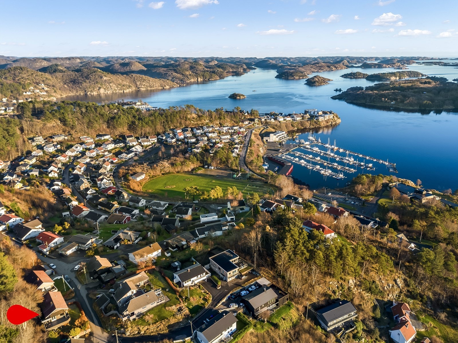 Dronefoto Galleribilde