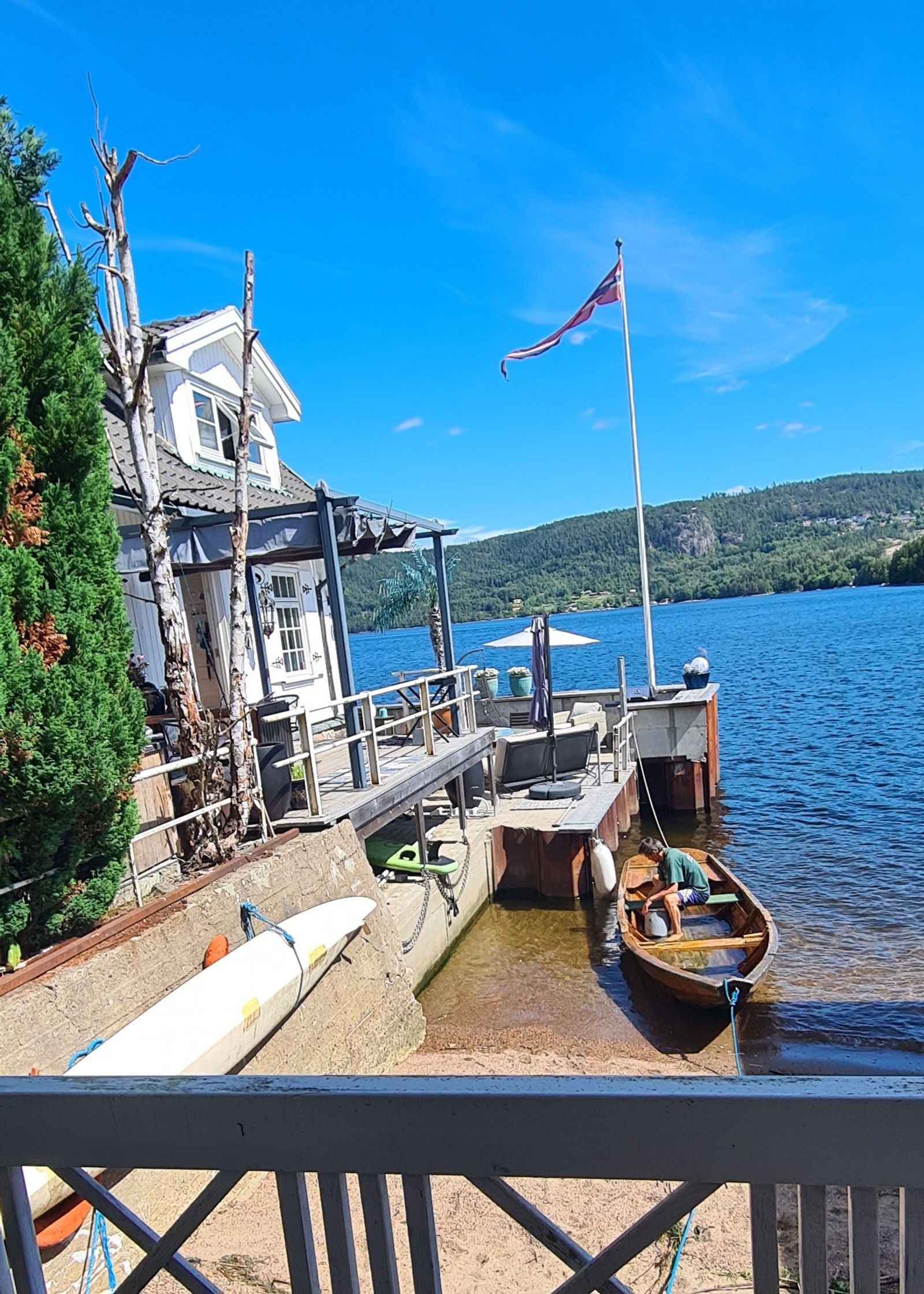 Koselig utsyn fra annekset. Galleribilde