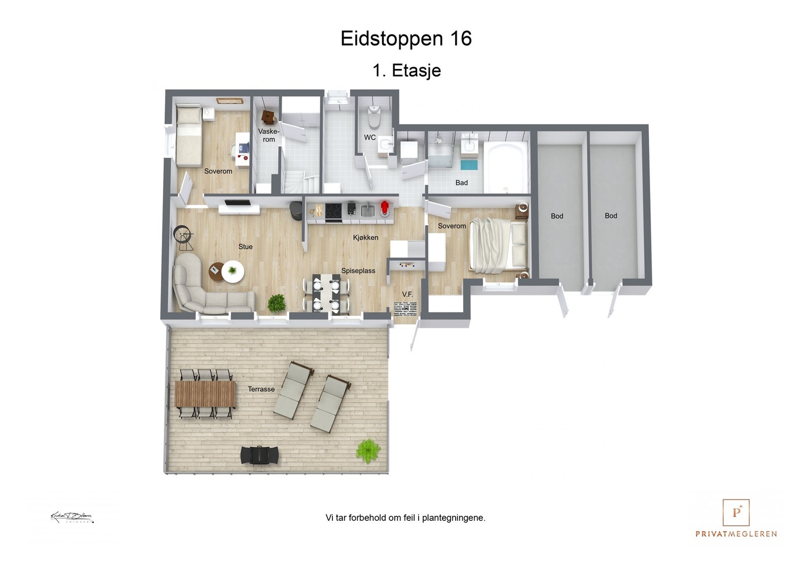 Plantegning 1. etasje. Galleribilde