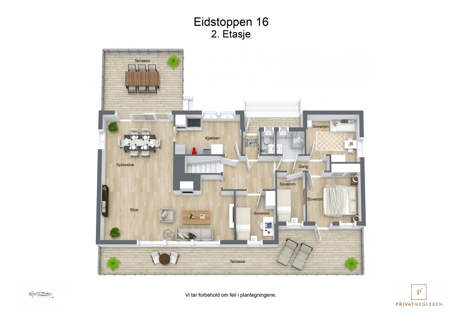 Plantegning 2. etasje. Galleribilde