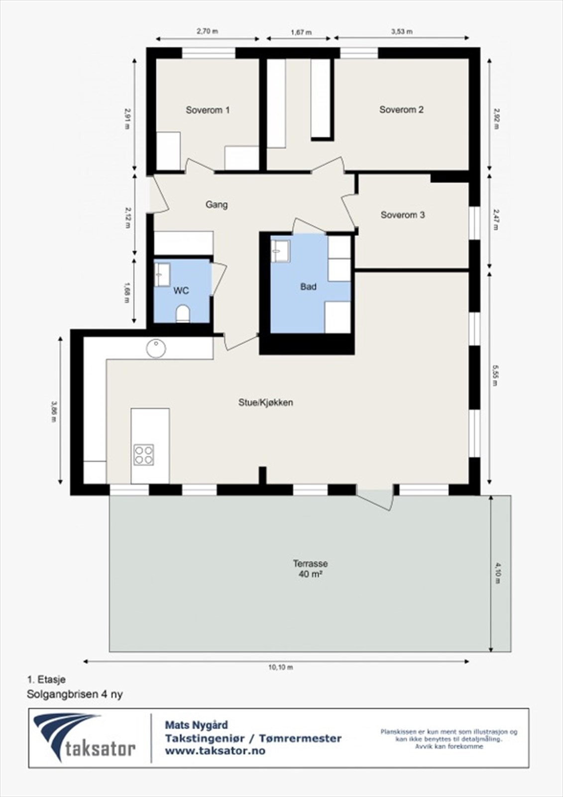 Plantegning Galleribilde