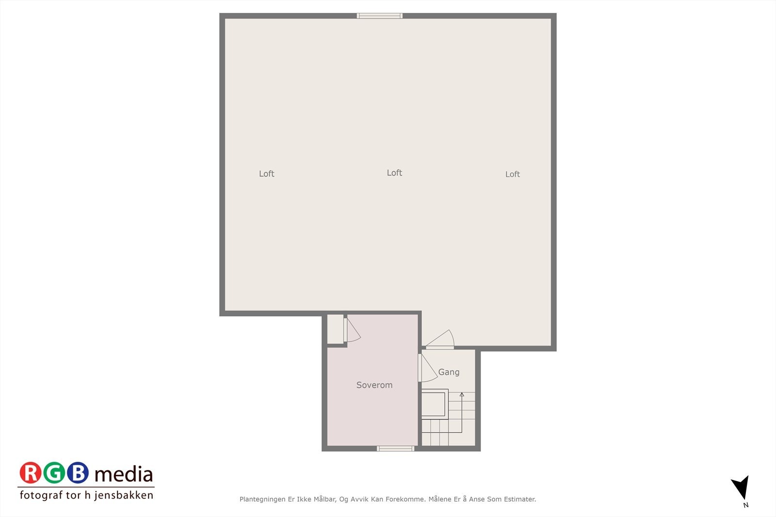 Loft våningshus Galleribilde