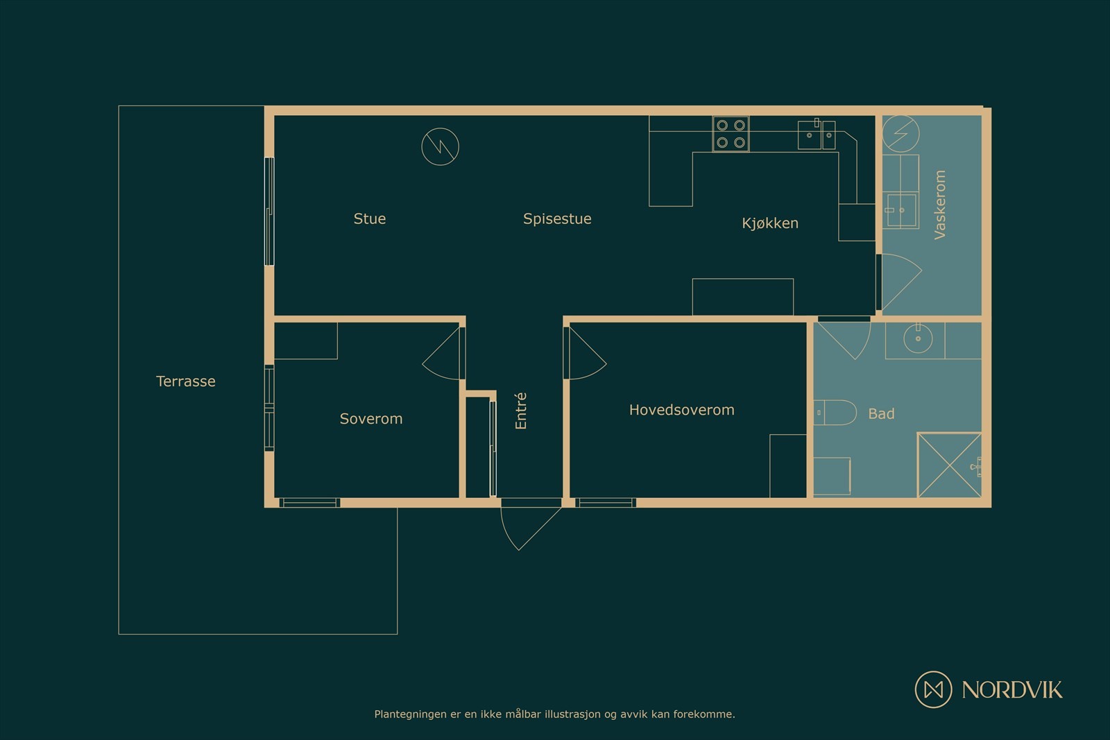 Plantegning Galleribilde