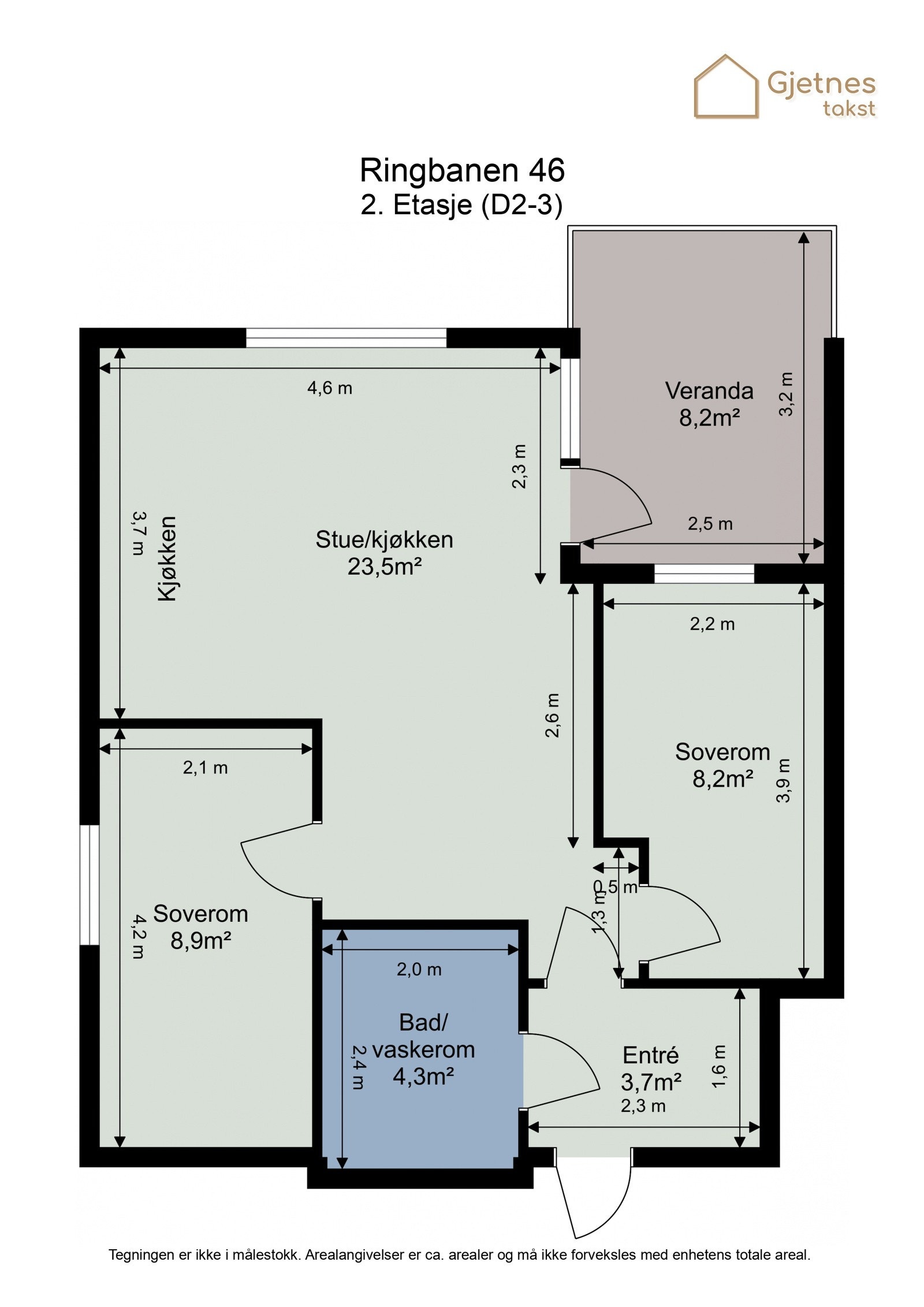 Plantegning. Galleribilde