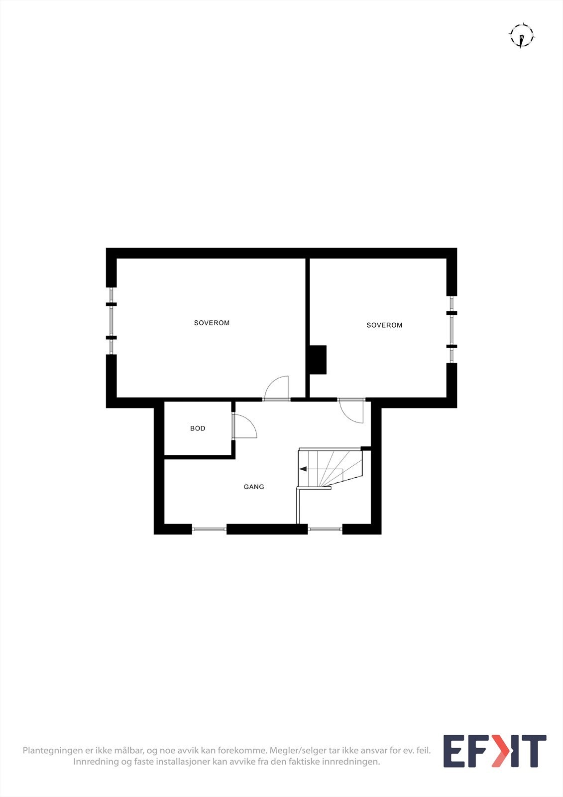 Plantegning 2. etasje Galleribilde