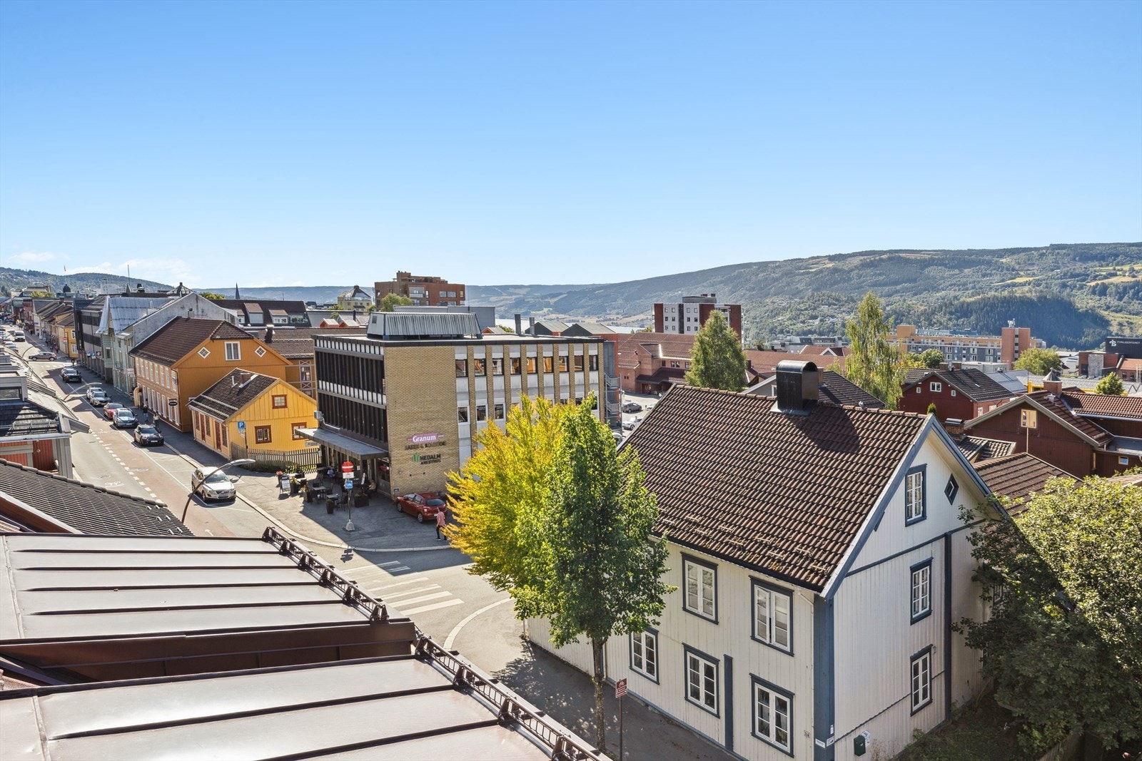 Utsikt fra balkongen. Galleribilde