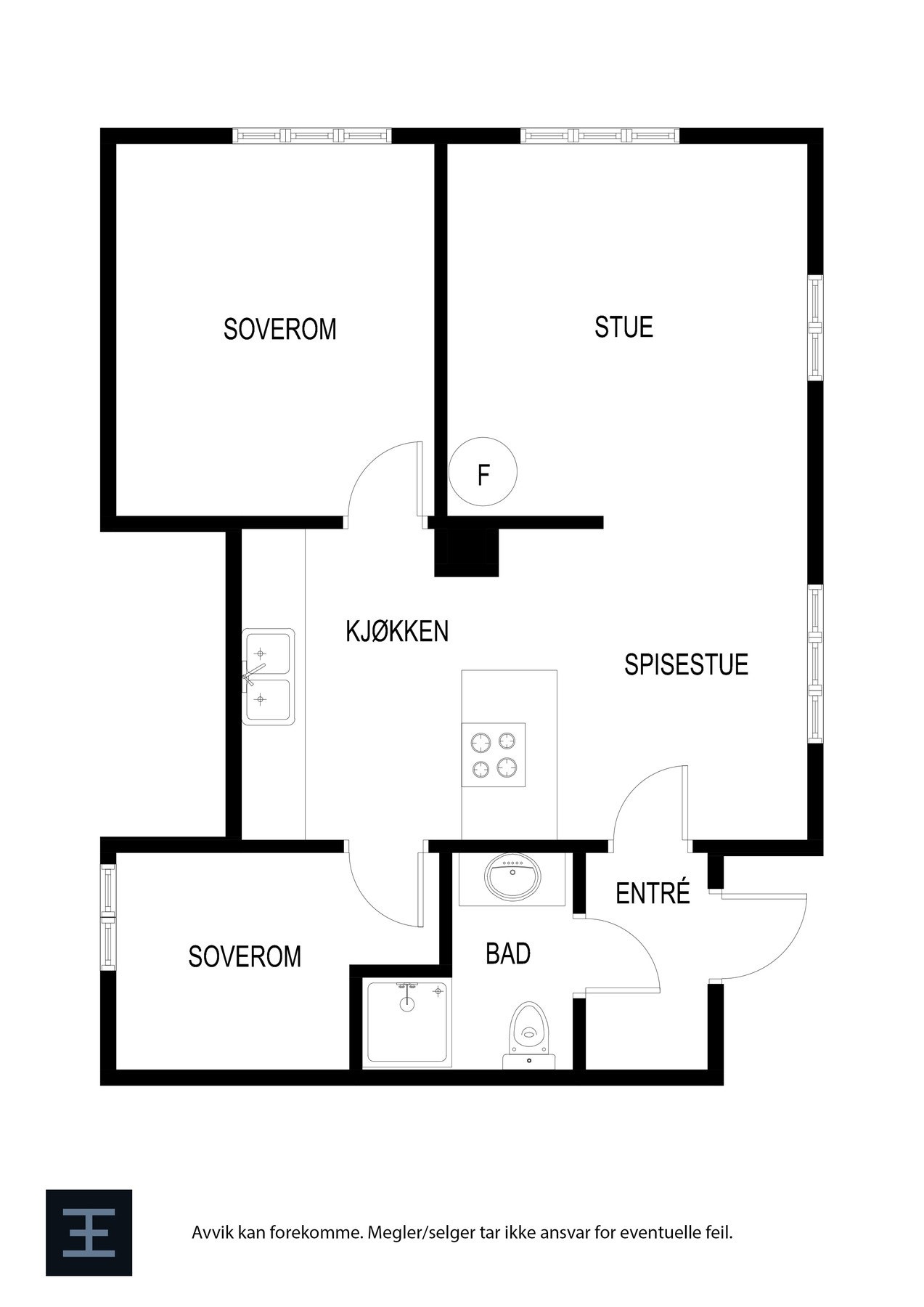 Plantegning | Ryfylkegata 25A Galleribilde