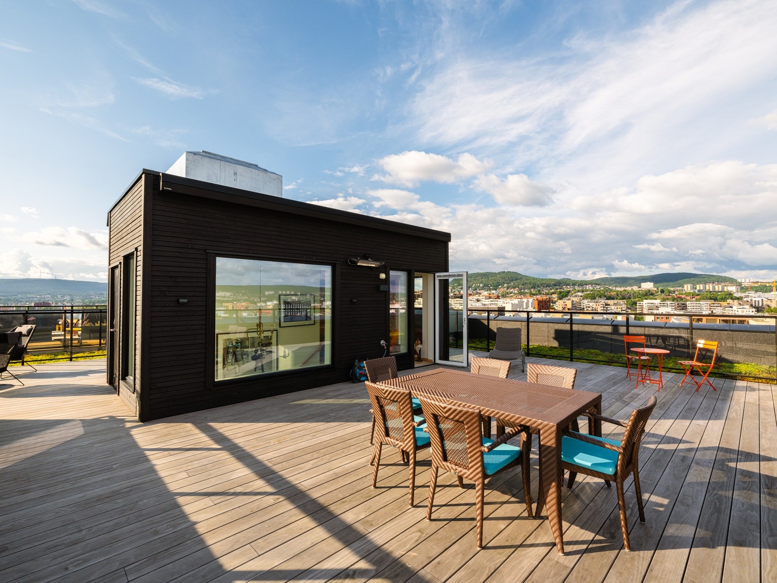 Frostsikker utekran på takterrassen. Galleribilde