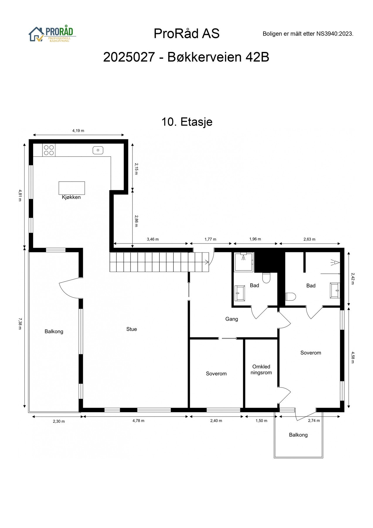 Plantegning. Galleribilde