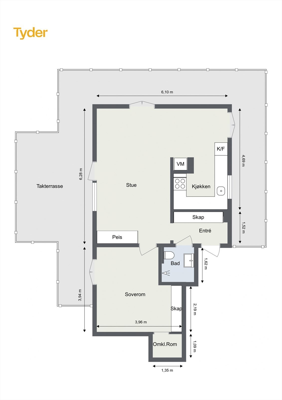 Plantegning Galleribilde