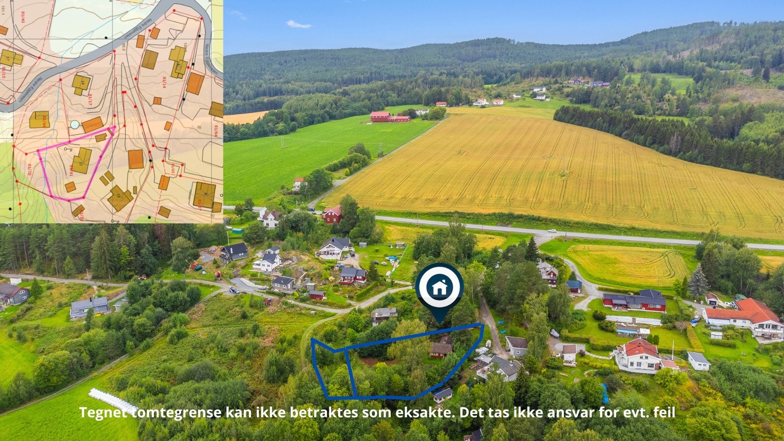 Omriss av tomt Galleribilde