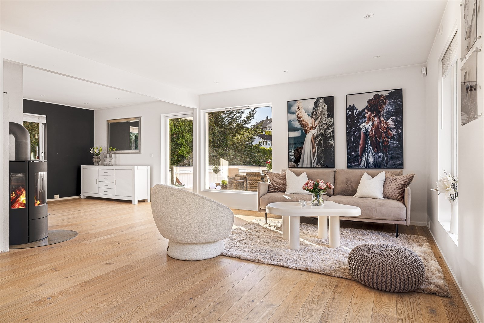 Stuen måles til hele 47,1m² Galleribilde