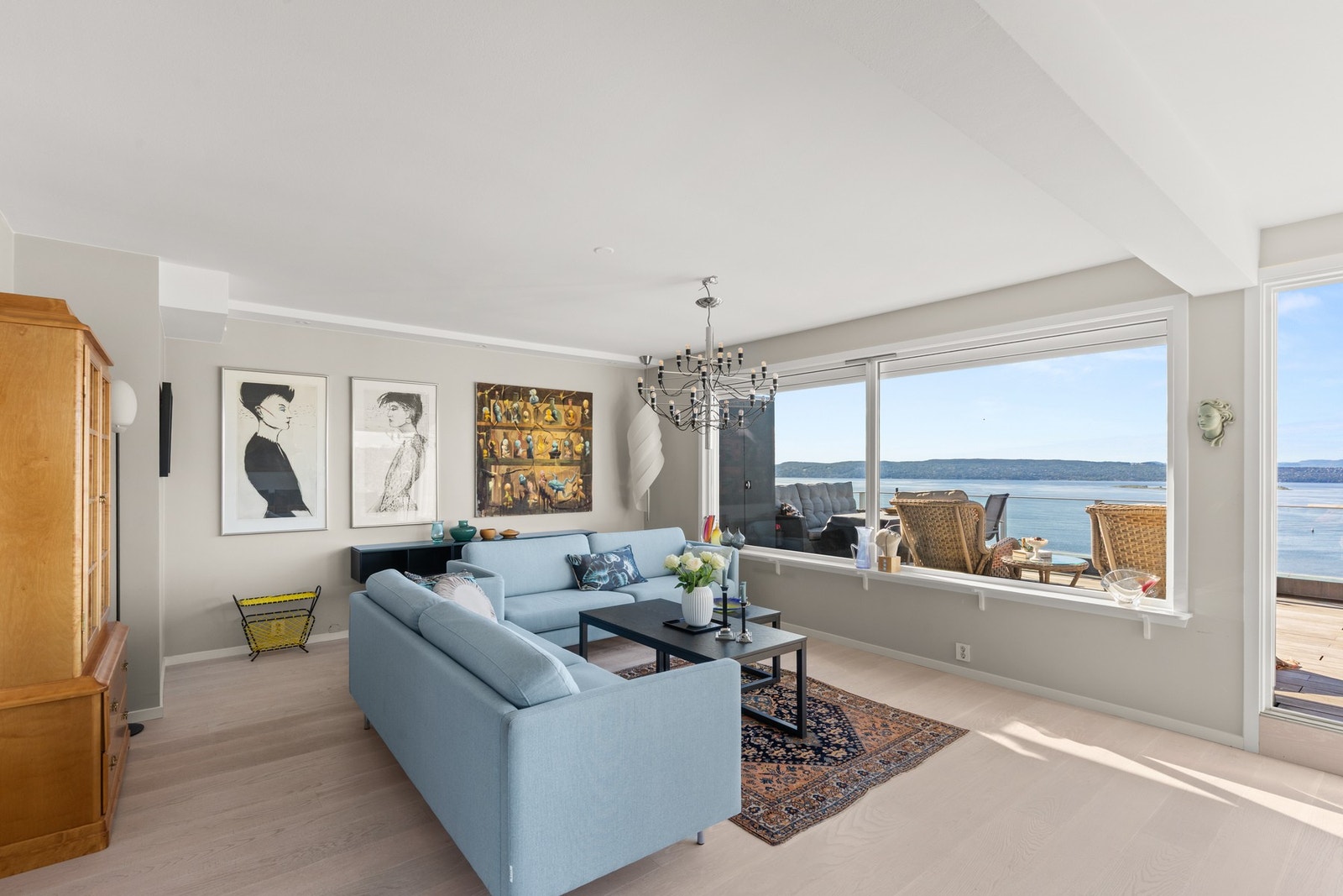 En-stavs gulv med gulvvarme. Galleribilde