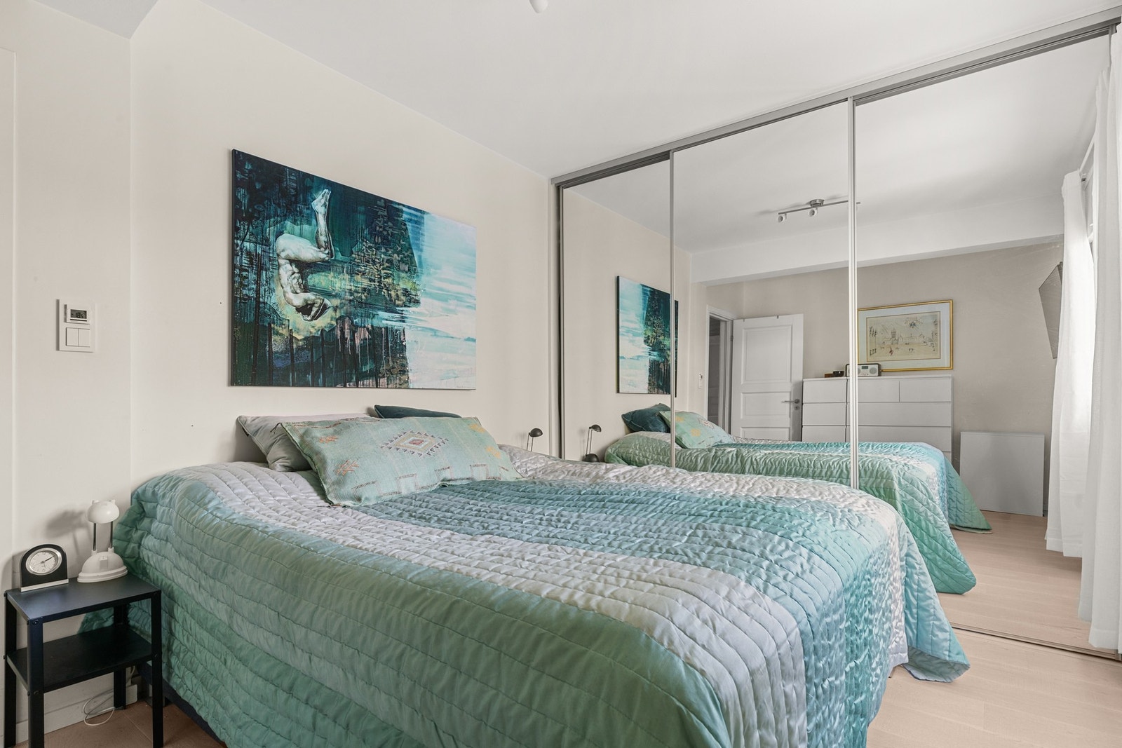 Leiligheten innehar 2 gode soverom. Galleribilde