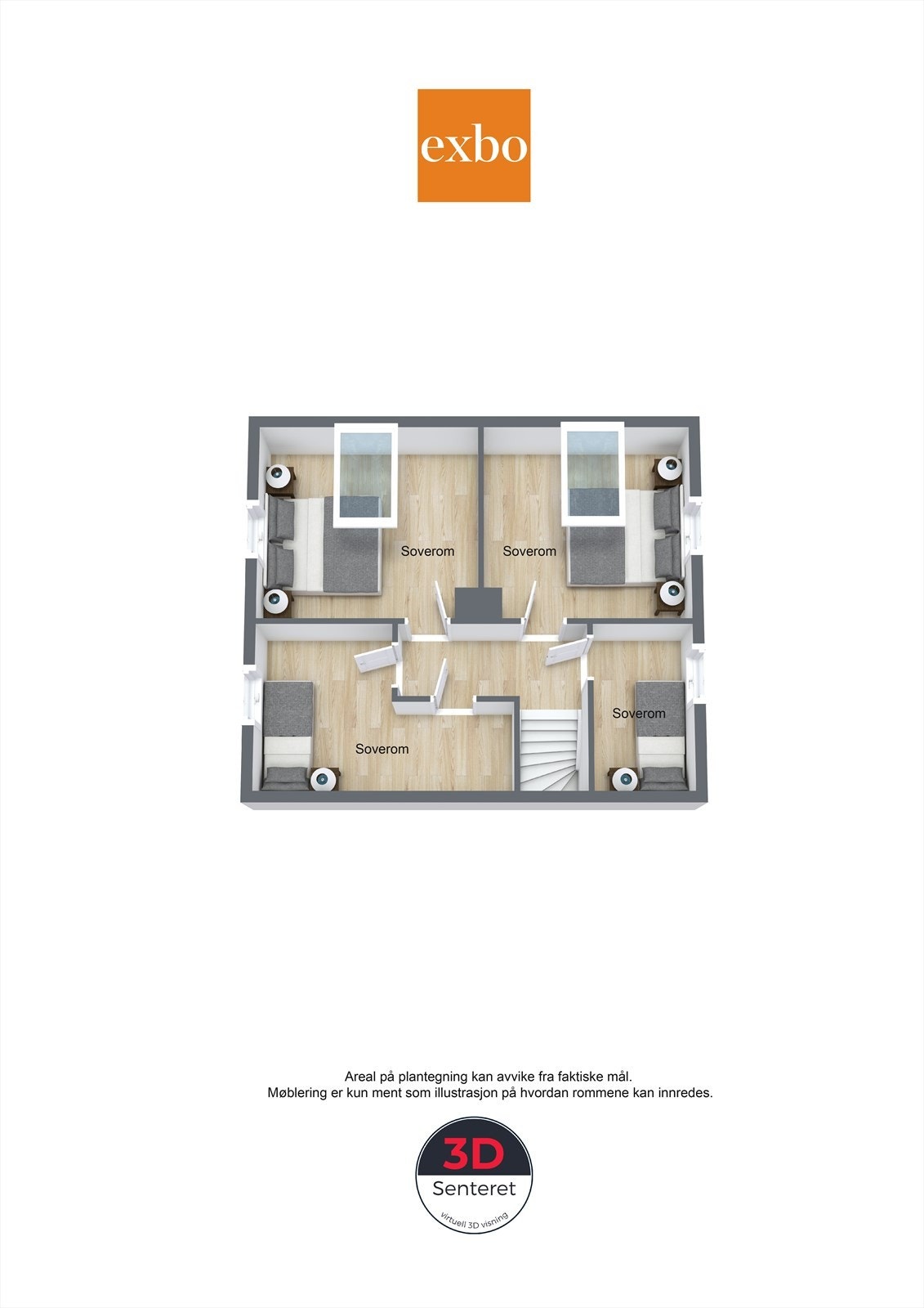 Plantegning loft Galleribilde