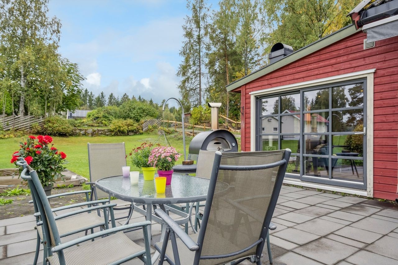 Hyggelig uteplass Galleribilde