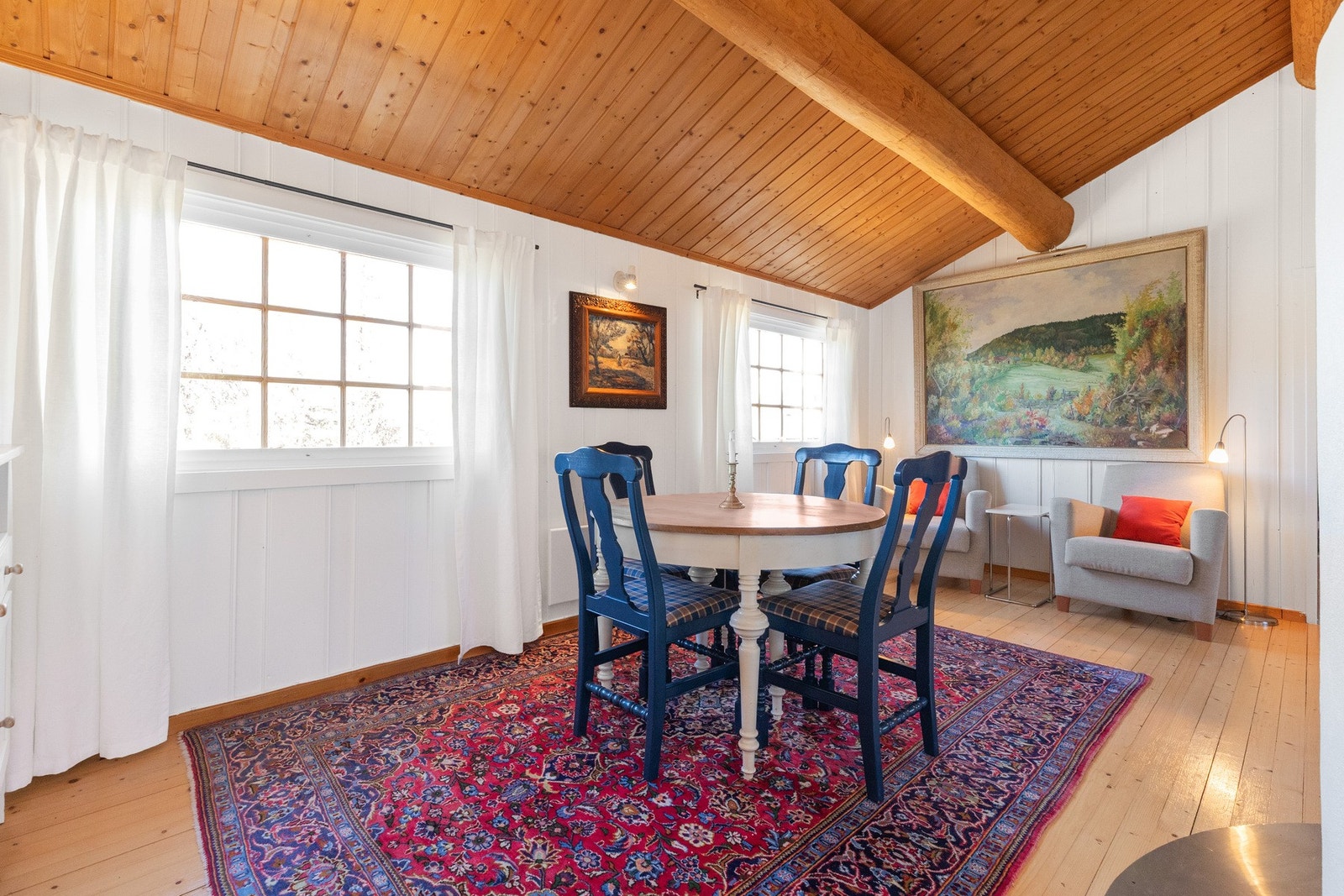 Samle familien til hyggelige måltider på hytta Galleribilde