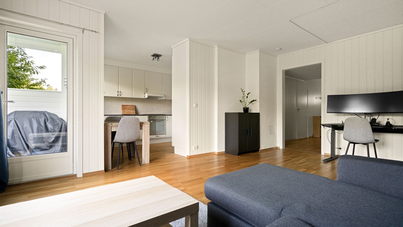 Delvis åpen løsning til kjøkkenet Galleribilde