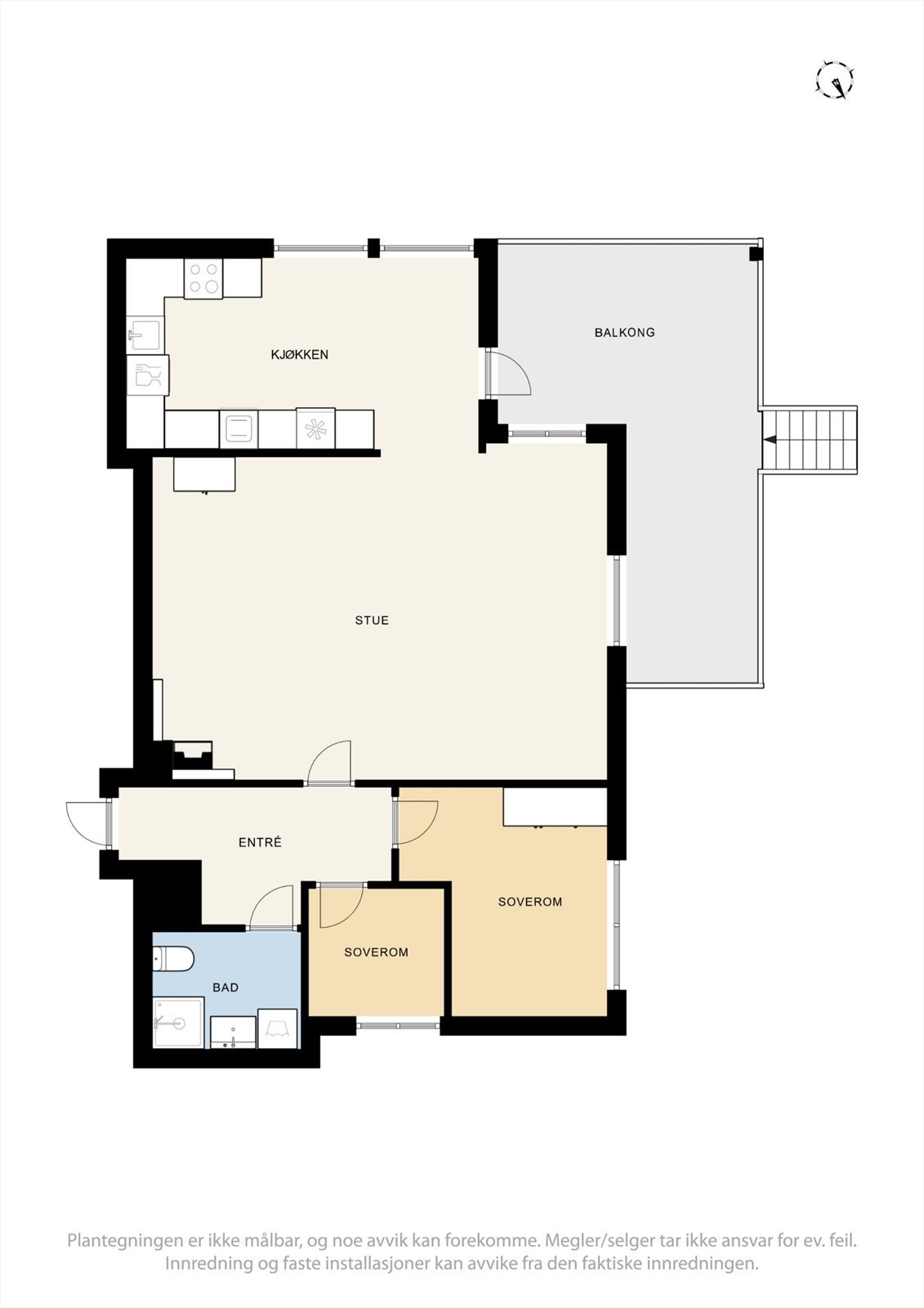 1. etasje, leilighet 2 Galleribilde