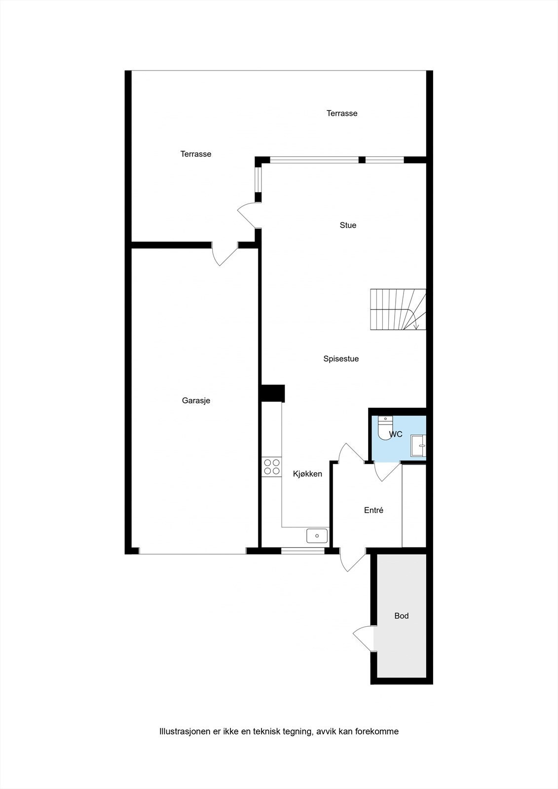 Presentasjon av 1. etasje Galleribilde