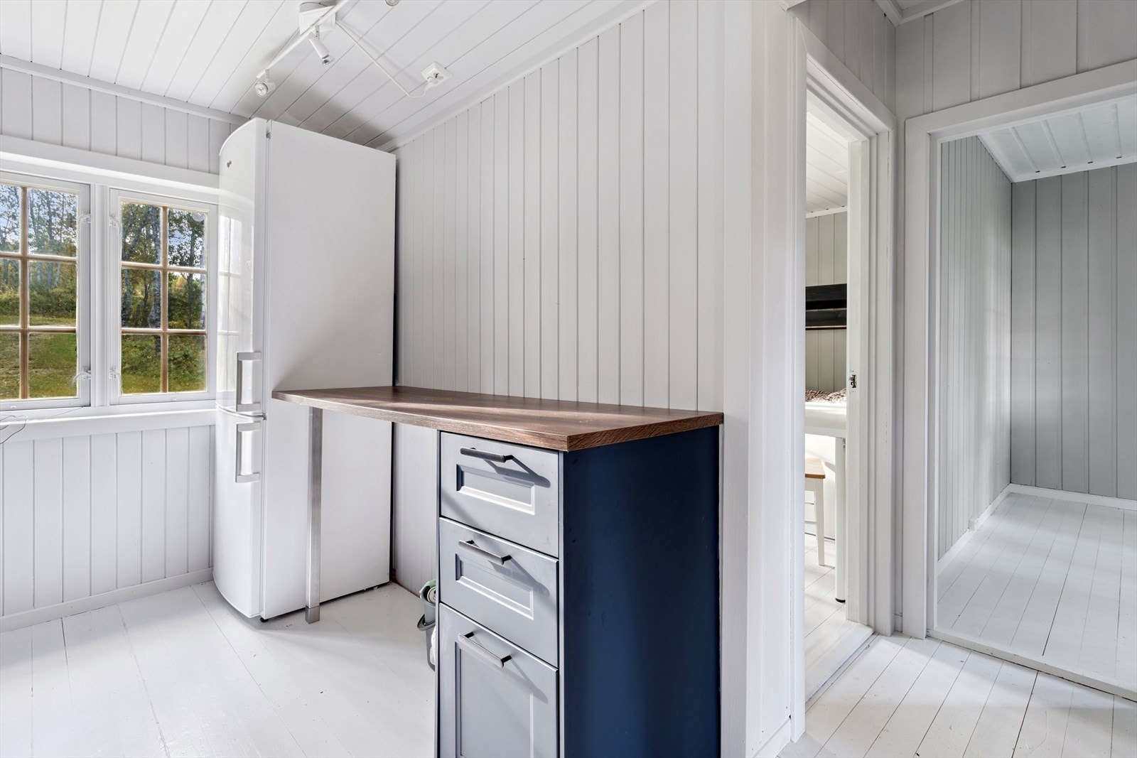 Kjøkkenet rommer 7,5m². Galleribilde